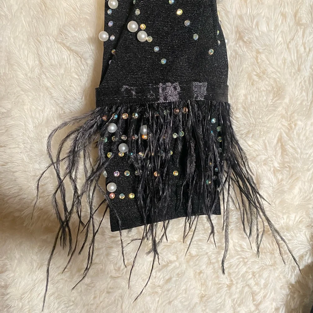 Rhinestone Bodysuit Mesh - Picture 4 of 4